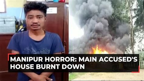 manipur viral video original video watch|Manipur viral video: Agitated mob burns down house of main